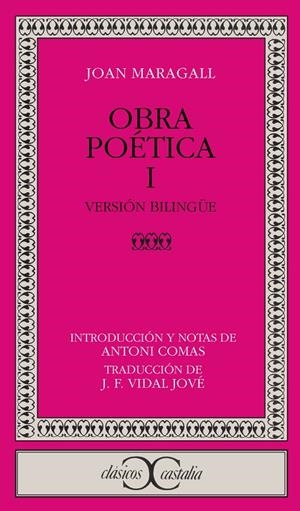 MARAGALL OBRA POETICA BILINGUE I | 9788470394386 | MARAGALL, JOAN