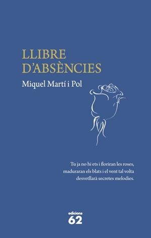 LLIBRE D'ABSENCIES | 9788429768886 | MARTI I POL, MIQUEL