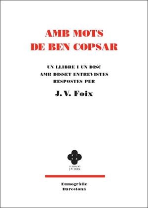 AMB MOTS DE BEN COPSAR. UN LLIBRE I UN DISC AMB DISSET... | 9788494328602 | FOIX, J.V.