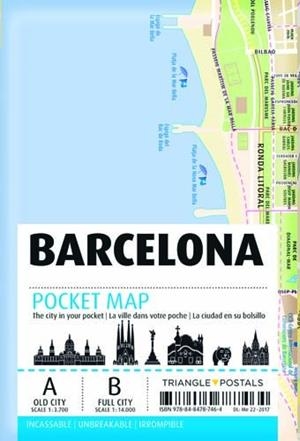 BARCELONA. POCKET MAP | 9788484787464 | AAVV