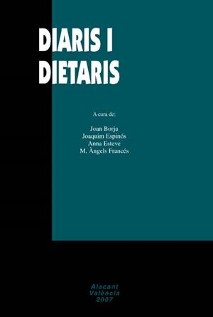 DIARIS I DIETARIS | 9788496545434 | BORJA, JOAN