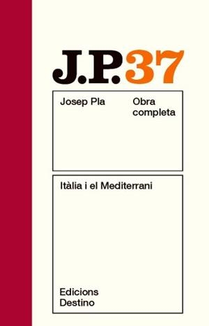 PLA OC 37. ITALIA I EL MEDITERRANI (NOU) | 9788497101776 | PLA, JOSEP