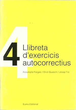 LLIBRETA 4 D'EXERCICIS AUTOCORRECTIUS | 9788460030676 | VARIOS
