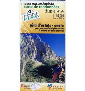 MAPA EXCURSIONISTA PICA D'ESTATS - ANETO | 9782841820313 | MICHELIN