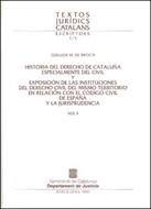HISTORIA DEL DERECHO DE CATALUÑA ESPECIALMENTE VOL. II | 9788439308072 | BROCA, GUILLEM M. DE