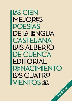 CIEN MEJORES POESIAS DE LA LENGUA CASTELLANA, LAS  | 9788417950637 | CUENCA, LUIS ALBERTO DE